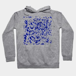 Paint Spatter Blue Hoodie